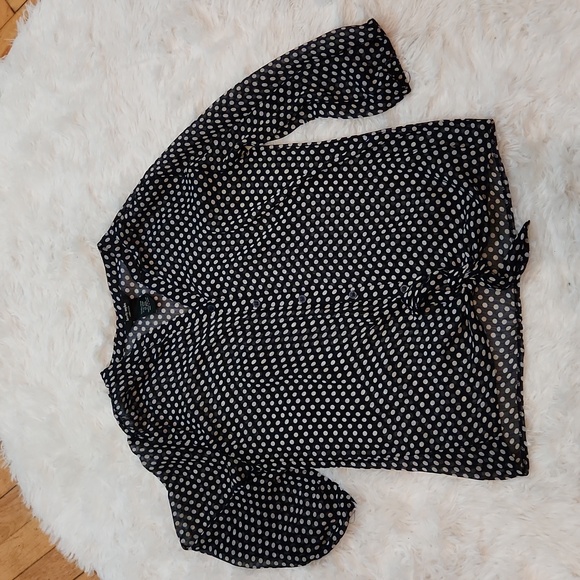 Brody Myles sheer polka dot blouse - Picture 1 of 7